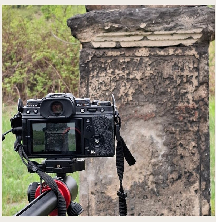 Fotogrammetriai dokumentálás a Kolera-oszlop posztamensénél